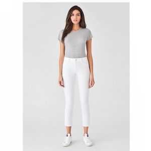 DL 1961 Florence Instasculpt Cropped In Porcelain